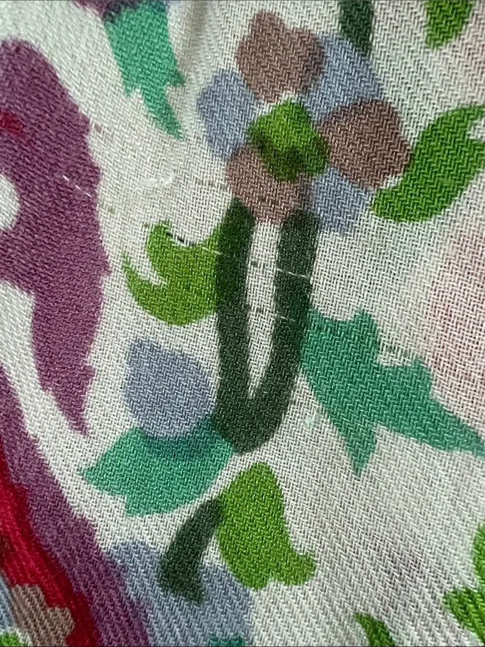 Floral Multi-Color Lightweight Women’s Scarf Size: 28.5” W x  79” L